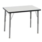 Set Scrivania e Sedia per Studenti – Tavolo regolabile 18"x30" con sedia impilabile da 16"