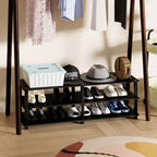 HOMLUX Scarpiera a 3 livelli, organizer per ripostiglio e ingresso, per 15 paia di scarpe, facile da montare