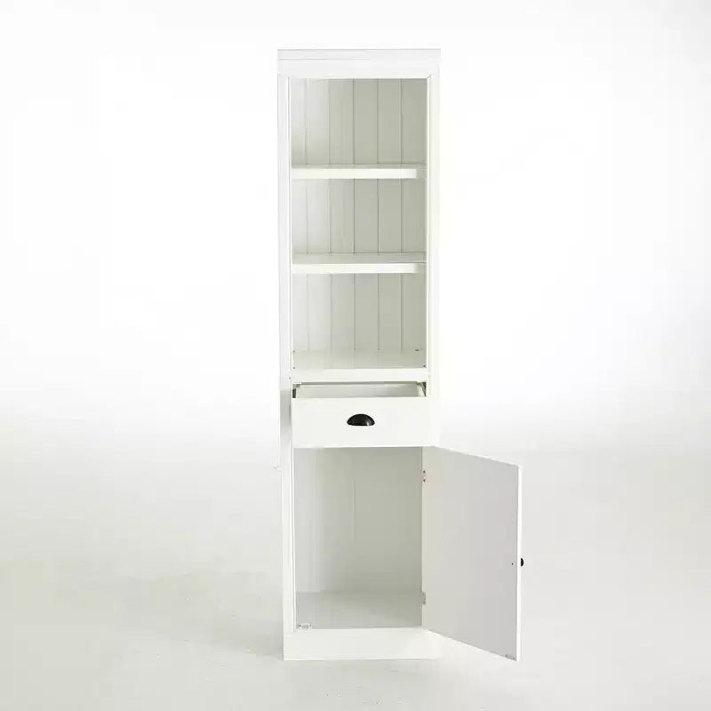 Credenza Espositiva Indipendente con 1 Cassetto e 3 Ripiani Regolabili