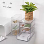 Organizzatore impilabile a 3 cassetti per cucina o dispensa