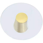 Meridian Furniture, Tavolino da caffè Glassimo spazzolato oro