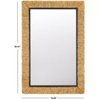 Specchio Amelda - 24,41 x 36,22 - MRR9017 - Naturale/Nero - Safavieh