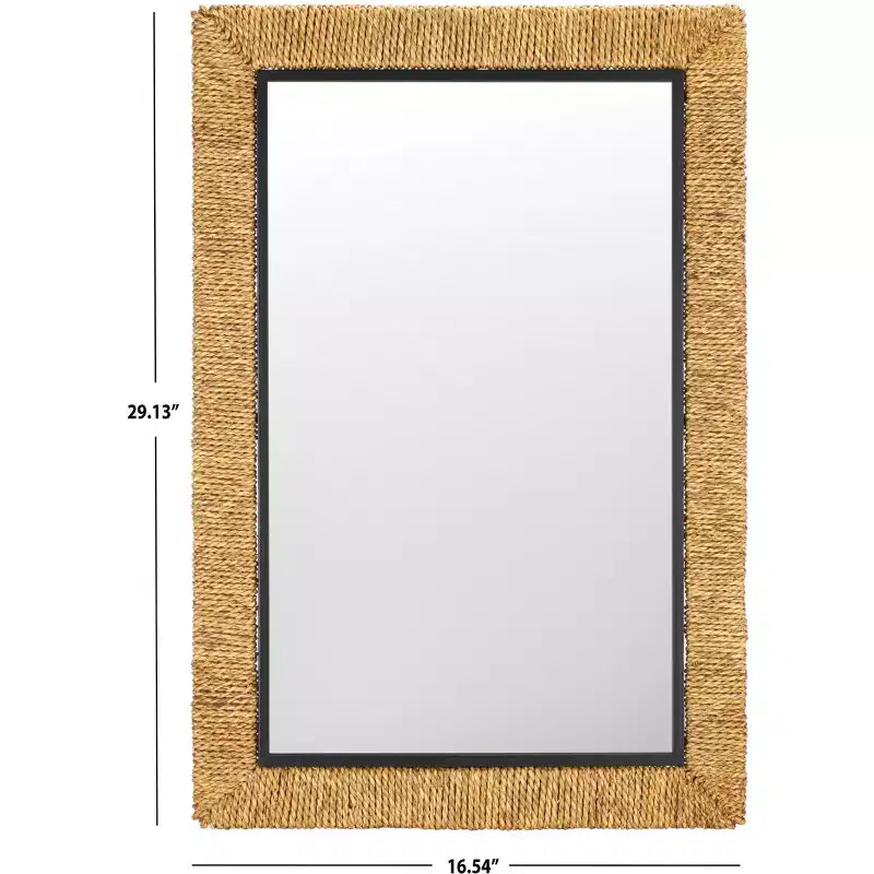 Specchio Amelda - 24,41 x 36,22 - MRR9017 - Naturale/Nero - Safavieh