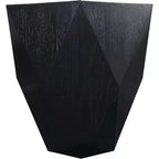 Tavolino nero a forma di diamante