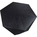 Tavolino nero a forma di diamante