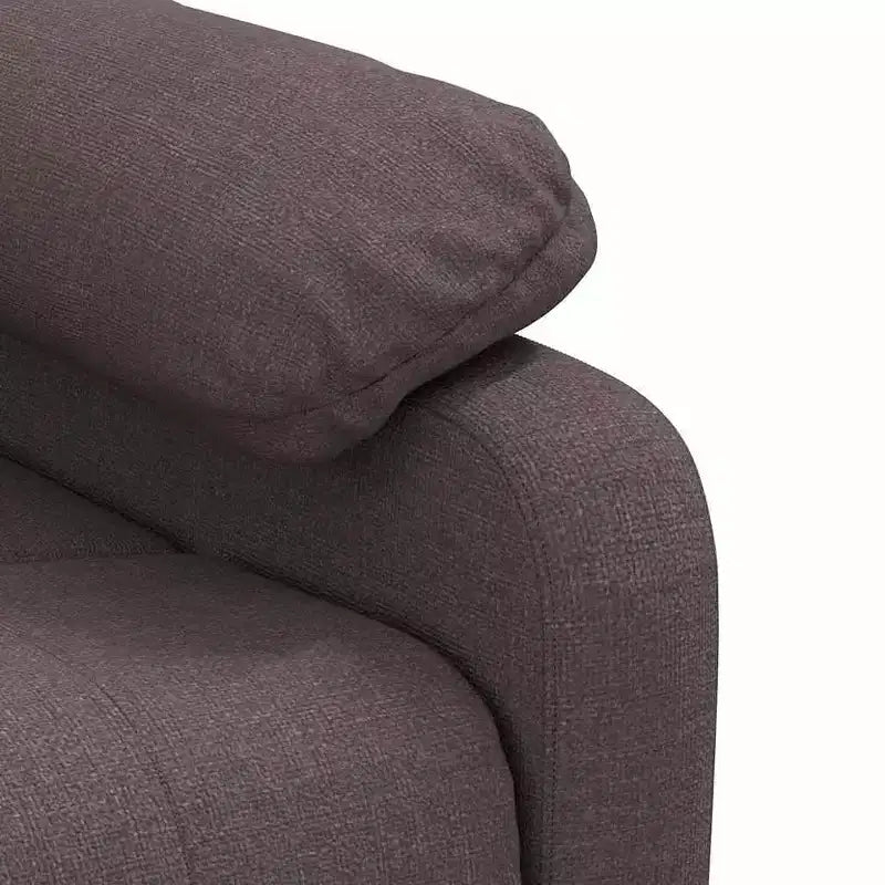 Poltrona Massaggiante con Rivestimento in Tessuto e Struttura Solida, Grande