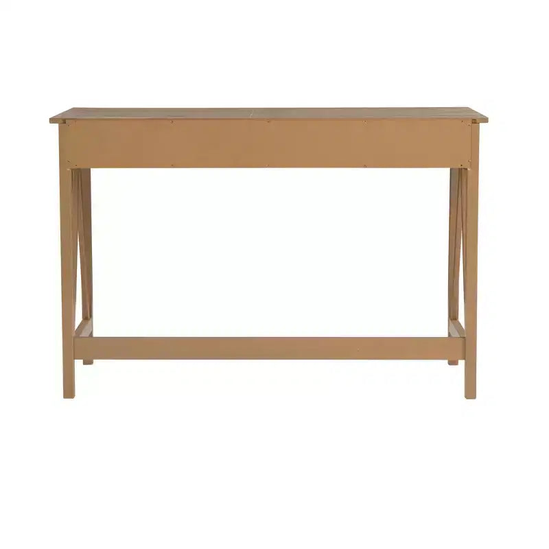 Scrivania in pino con cassetto – Tabacco / Legno di recupero