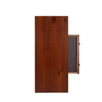 Scrivania in pino con cassetto – Tabacco / Legno di recupero