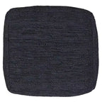 Pouf ottomano quadrato a maglia