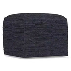 Pouf ottomano quadrato a maglia