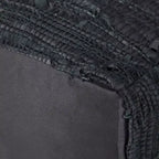 Pouf ottomano quadrato a maglia