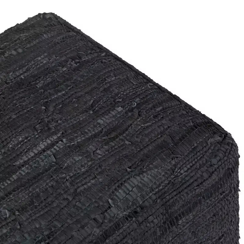 Pouf ottomano quadrato a maglia