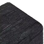 Pouf ottomano quadrato a maglia