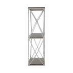 Sagebrook Home Mensole Fluttuanti da Parete in Metallo e Legno, Contenitore e Espositore, Organizzazione Decorativa per Mensole da Parete
