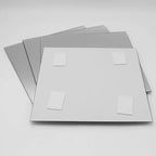 Evideco Articoli per la casa francesi, Set di 4 grandi specchi decorativi autoadesivi, disponibili in 3 forme. Perfetti per l'arredamento moderno delle pareti in qualsiasi stanza.
