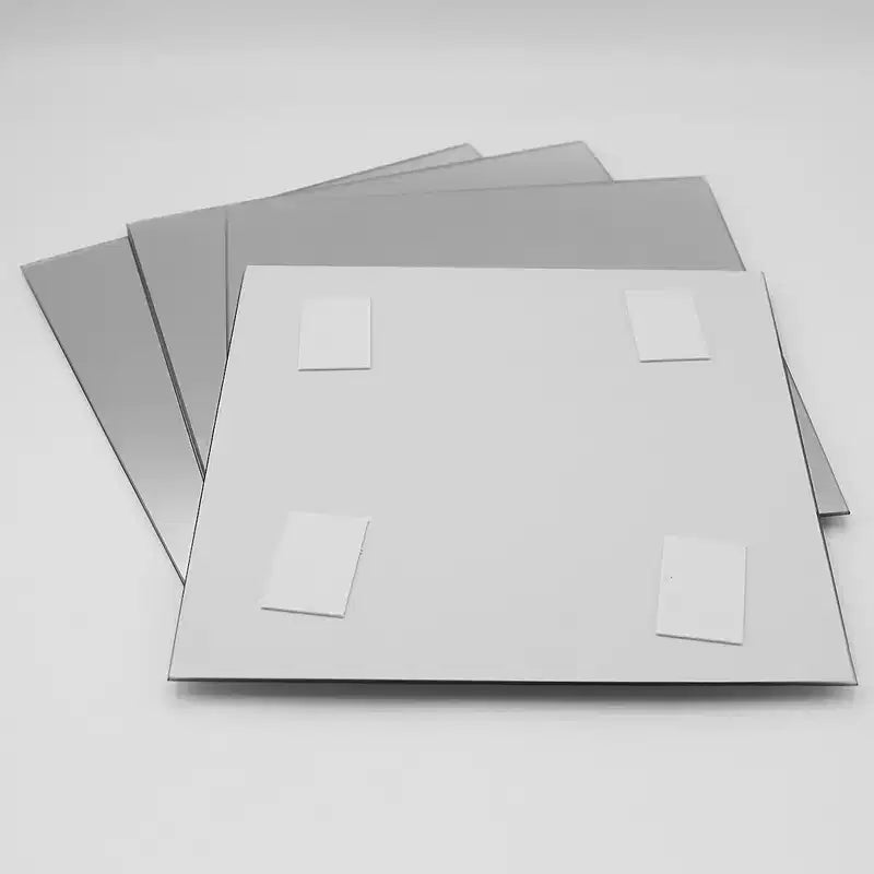Evideco Articoli per la casa francesi, Set di 4 grandi specchi decorativi autoadesivi, disponibili in 3 forme. Perfetti per l'arredamento moderno delle pareti in qualsiasi stanza.