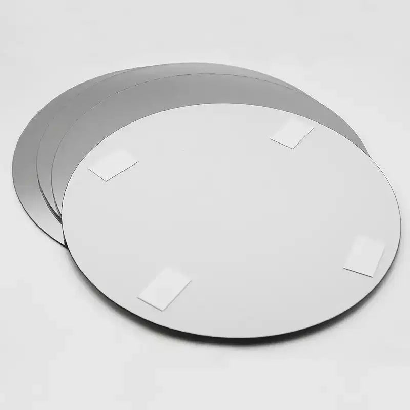 Evideco Articoli per la casa francesi, Set di 4 grandi specchi decorativi autoadesivi, disponibili in 3 forme. Perfetti per l'arredamento moderno delle pareti in qualsiasi stanza.