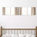 Evideco Articoli per la casa francesi, Set di 4 grandi specchi decorativi autoadesivi, disponibili in 3 forme. Perfetti per l'arredamento moderno delle pareti in qualsiasi stanza.